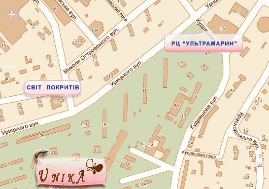 Карта расположения Бюро переводов УникА (нажмите для увеличения)